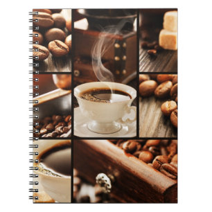 Kaffee-Collage Notizblock