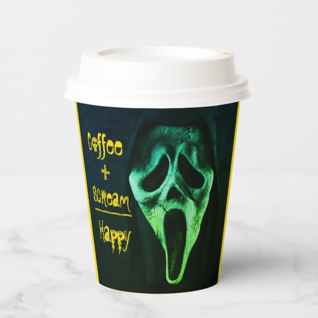Kaffee Cravin Kaffee Kaffee Pappbecher (Vorderseite)