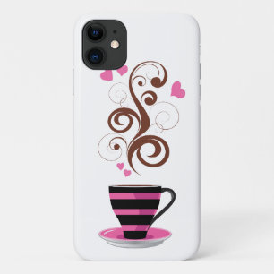 Kaffee-Cup, Arabica-Kaffee, Schwarzer Kaffee, Herz Case-Mate iPhone Hülle