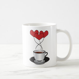 Kaffee-Cup, Arabica-Kaffee, Schwarzer Kaffee, Herz Tasse