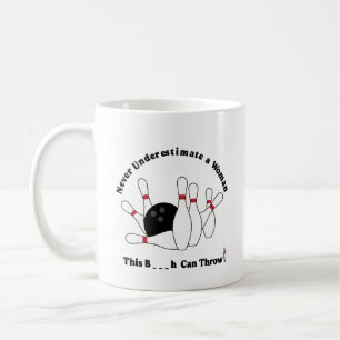 Kaffee-Cup: Bowling Tasse B_ _ _ _ h kann werfen