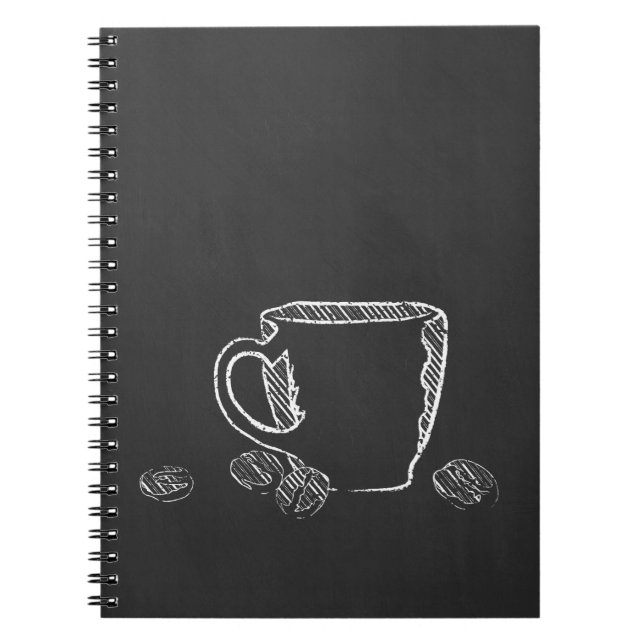 KAFFEE CUP CHALK NOTIZBLOCK (Vorderseite)