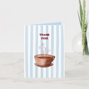 Kaffee Cup Danke Note Card