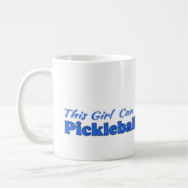 Kaffee-Cup: Dieses Mädchen kann pickleball Kaffeetasse