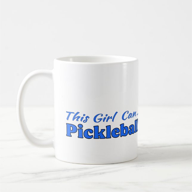 Kaffee-Cup: Dieses Mädchen kann pickleball Kaffeetasse (Links)