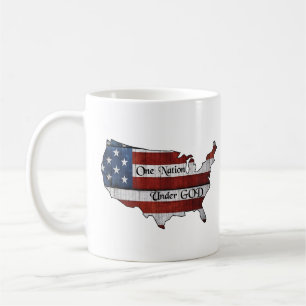 Kaffee-Cup: Eine Nation unter Gott Kaffeetasse