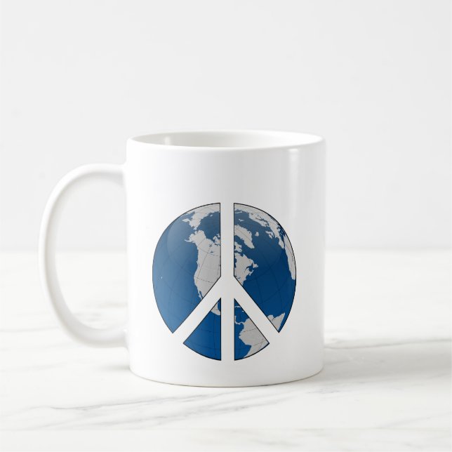 Kaffee-Cup: Erdfriedenszeichen Kaffeetasse (Links)