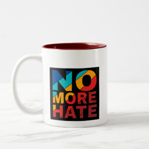 Kaffee-Cup: Kein Hass mehr Zweifarbige Tasse