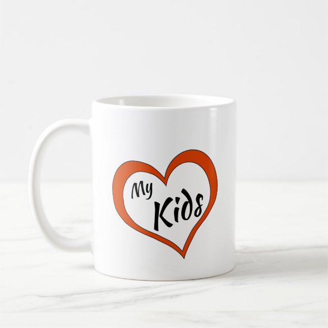 Kaffee-Cup: Liebe meine Kinder Kaffeetasse (Links)