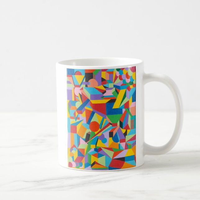 Kaffee-Cup mit Art Print Design Kaffeetasse (Rechts)