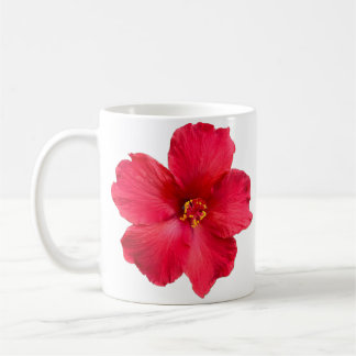 Kaffee-Cup mit Hibiskus Kaffeetasse