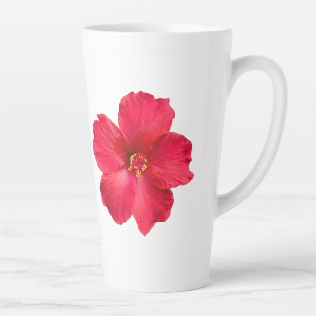 Kaffee-Cup mit Hibiskus Milchtasse (Rechts)