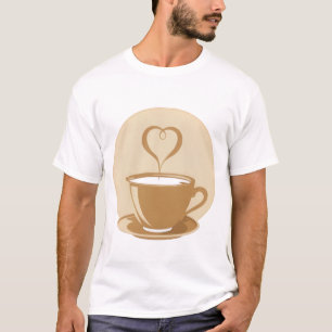 Kaffee-Cup mit warmgeformtem T - Shirt
