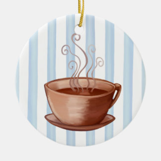 Kaffee-Cup-Ornament Keramik Ornament