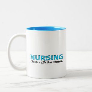 Kaffee-Cup: Pflege Zweifarbige Tasse