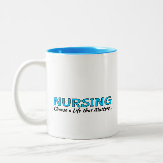 Kaffee-Cup: Pflege Zweifarbige Tasse