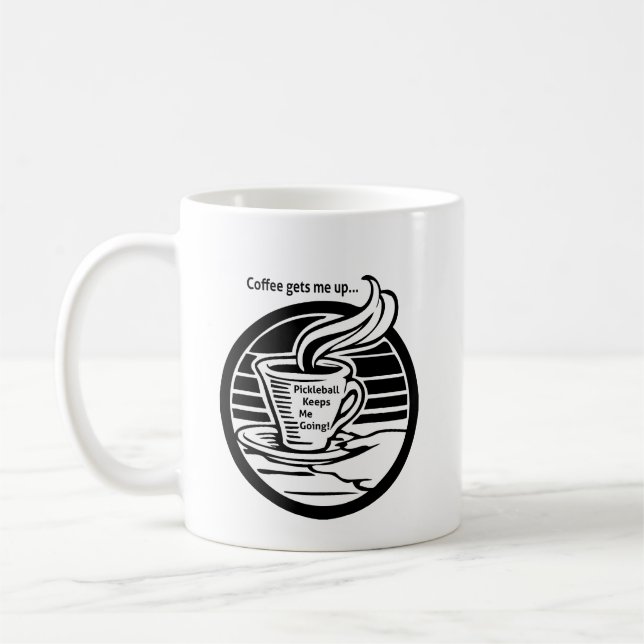 Kaffee-Cup-Pickleball Kaffeetasse (Links)