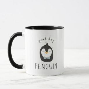 Kaffee-Cup Pinguin Zeichnend Tasse