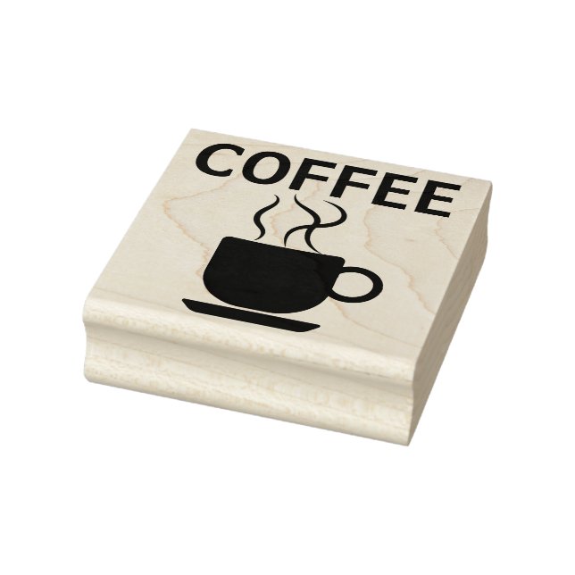 KAFFEE CUP RUBBER BRIEFMARKE GUMMISTEMPEL (Stempel)