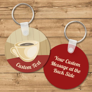 Kaffee-Cup-Schlüsselanhänger Schlüsselanhänger