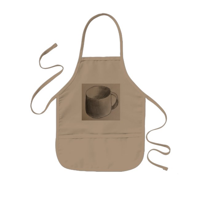 Kaffee-Cup-Schürze Kinderschürze (Vorne)