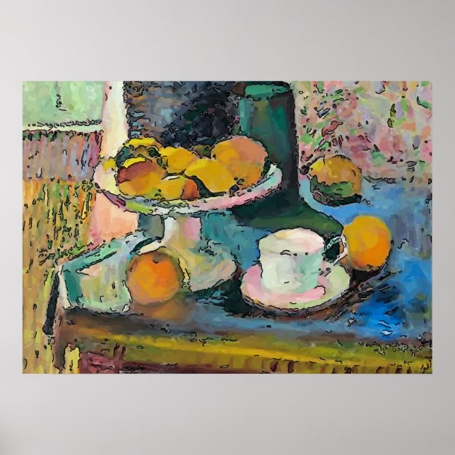 Kaffee Cup Stillleben, Text hinzufügen, Plakate (Vorne)