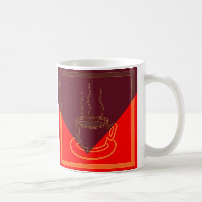 Kaffee-Cup-Tasse Tasse (Rechts)