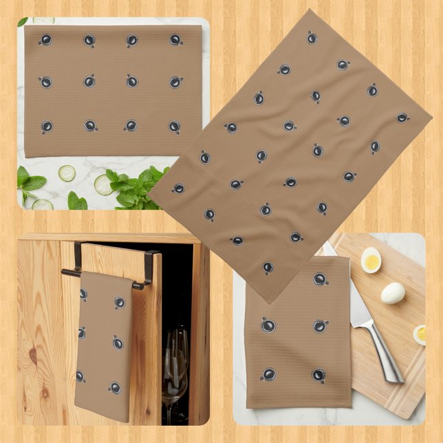 Kaffee Cups Gemustert Küchentuch Brown (Von Creator hochgeladen)