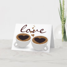 Kaffee Cups - Herzchen und Liebe