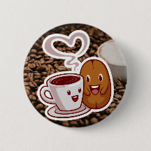 Kaffee-Danke-Aufkleber Braune Bohnen Stil