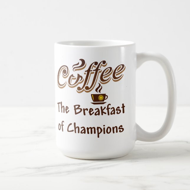 Kaffee das Frühstück der Meister Kaffeetasse (Rechts)