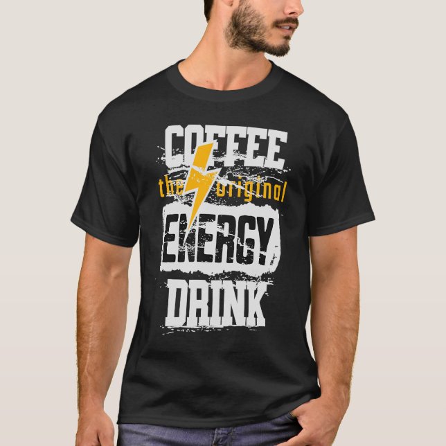 Kaffee Das originale Energiekonzert T-Shirt (Vorderseite)
