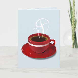 KAFFEE-DENKEN DU GREETING CARD DANKESKARTE