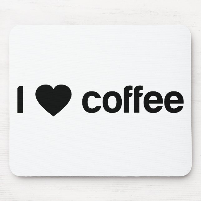 Kaffee der Liebe I Mousepad (Vorne)