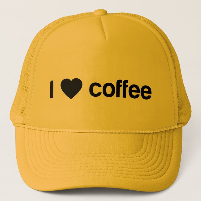 Kaffee der Liebe I Truckerkappe (Vorderseite)