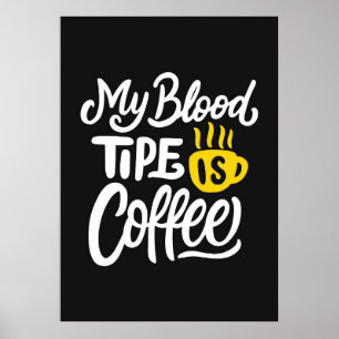 Kaffee, der mir über den Blutkreislauf kommt, ist Poster