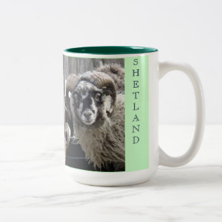 KAFFEE DER SHETLANDINSELN TUPS, KAKAO-TASSE ZWEIFARBIGE TASSE