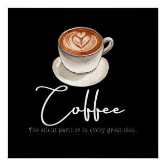 Kaffee: Der stille Partner Poster