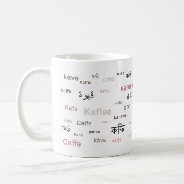 Kaffee der WeltTasse (in Brown) Tasse (Links)