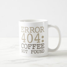 Kaffee des Fehler-404 nicht gefunden