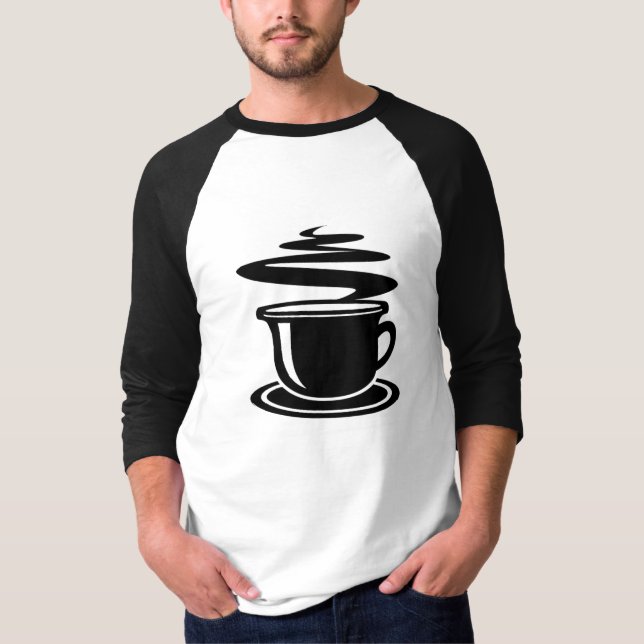 Kaffee-Design T-Shirt (Vorderseite)