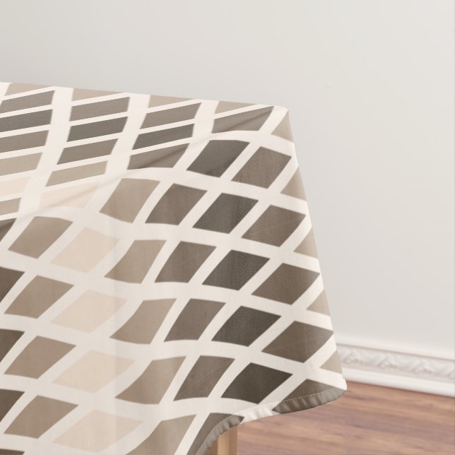 Kaffee Diamond Ombre Tischdecke (Beispiel)
