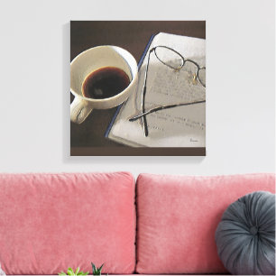 Kaffee Digitales Öl auf Leinwand