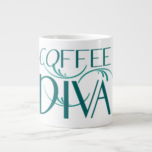 Kaffee-Diva-Tunnel-bohrwagenTasse Jumbo-Tasse