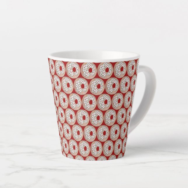 Kaffee & Donuts Latte Tasse (Rechte Ecke)
