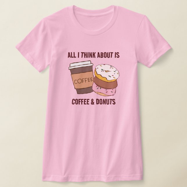 Kaffee & Donuts T - Shirt (Ablage )