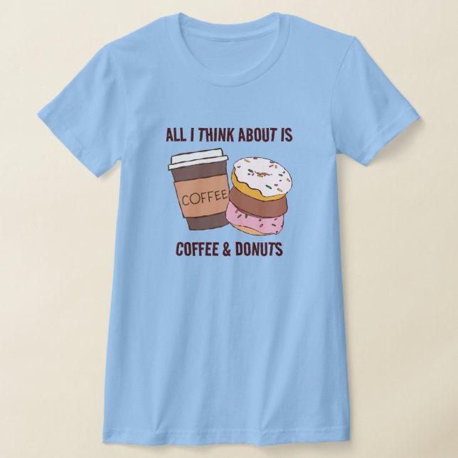 Kaffee & Donuts T - Shirt (Ablage )