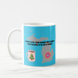 Kaffee, Donuts und Weihnachtsmusik in Michigan  Kaffeetasse