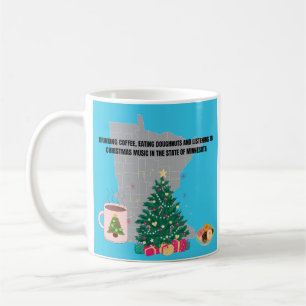 Kaffee, Donuts und Weihnachtsmusik in Minnesota  Kaffeetasse