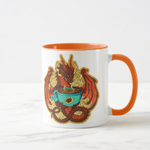 Kaffee-Drache-Tasse Tasse